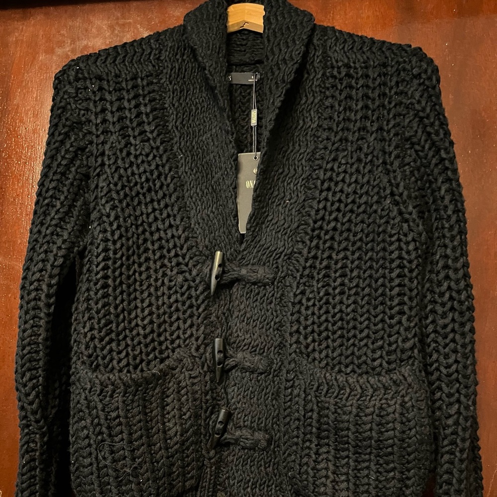 Men’s Onassis Merino Wool Blend Shawl Cardigan